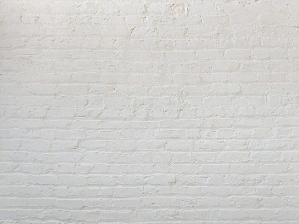 white brick wall
